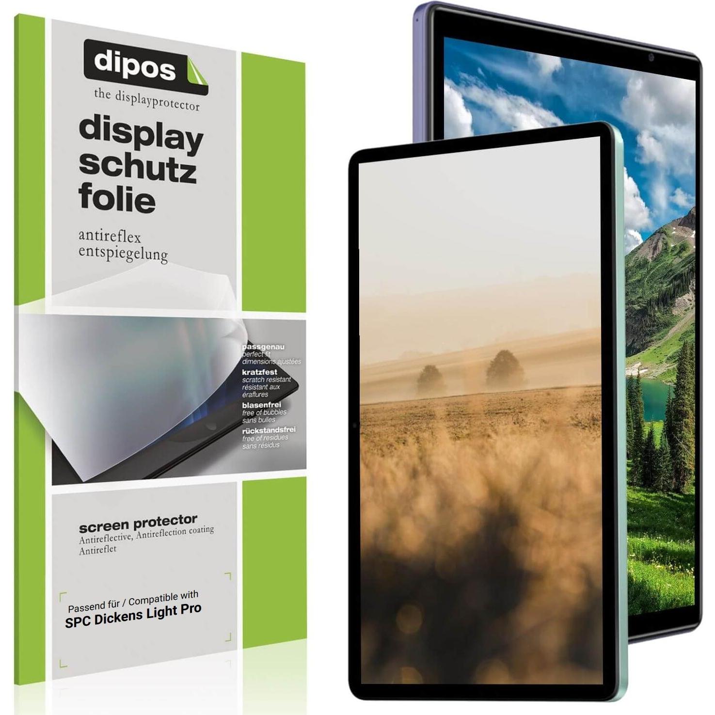 Dipos Schutzfolie Matt für SPC Dickens Light Pro (1 Stück, SPC Dickens Light Pro), Tablet Schutzfolie