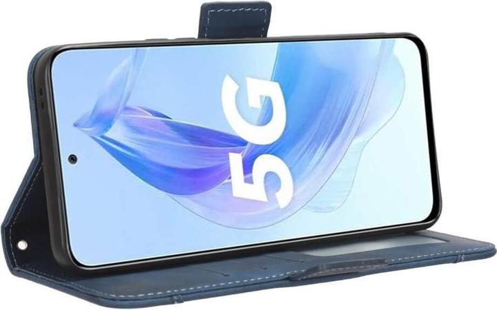 Image du produit Cover-Discount Honor 90 Lite - Etui avec de nombreuses poches pour cartes bleu (Honor 90 Lite)