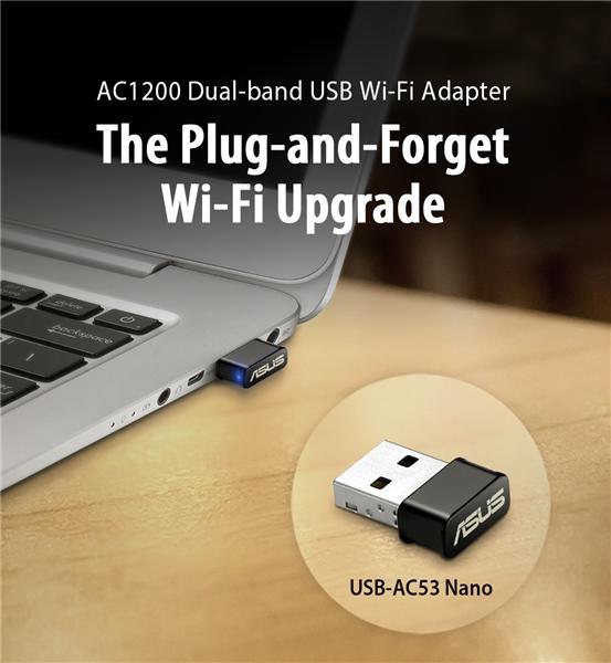 Actual product image ASUS USB-AC53 Nano (USB 2.0)