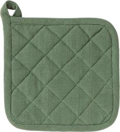Actual product image Linen & More Indi army green pot holder 20 x 20 cm LM