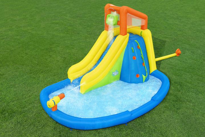 Produktbild Bestway Inflatable Water Park Pool 435x286x267cm + 5 Years Garden 53478