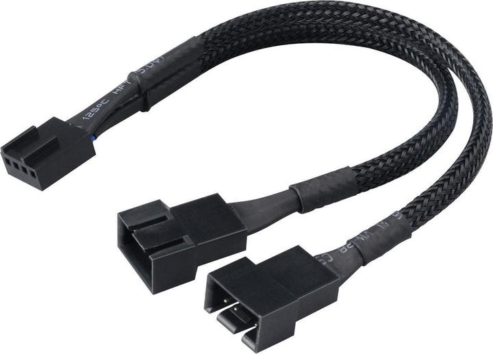 Akasa PWM Y Kabel gesleevt (15 cm)