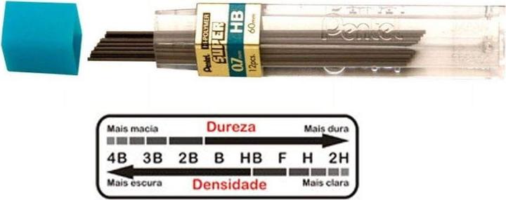 Immagine prodotto Pentel Ricariche 0,7 mm (12 pz., 0.70 mm, HB)