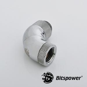 Produktbild Bitspower Adapter 90 Grad G1/4 Zoll AG auf G1/4 Zoll IG - 3x drehbar