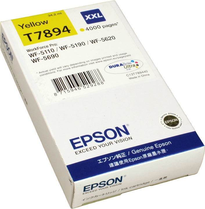 Actual product image Epson T7894 DuraBrite Ultra (Y)