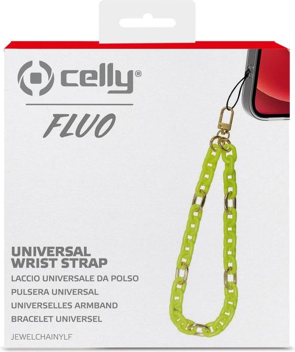 Actual product image Celly Fastening Cord Yellow Jewelchainylf