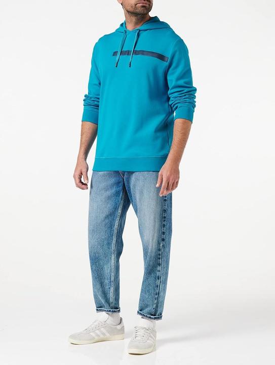 Image du produit Armani Exchange Sweatshirt à capuche avec logo étendu dos et devant (XS)