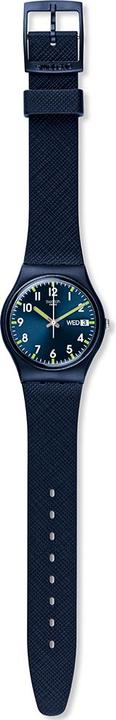 Actual product image Swatch Sir Blue (Analogue wristwatch, Swiss made, 34 mm)
