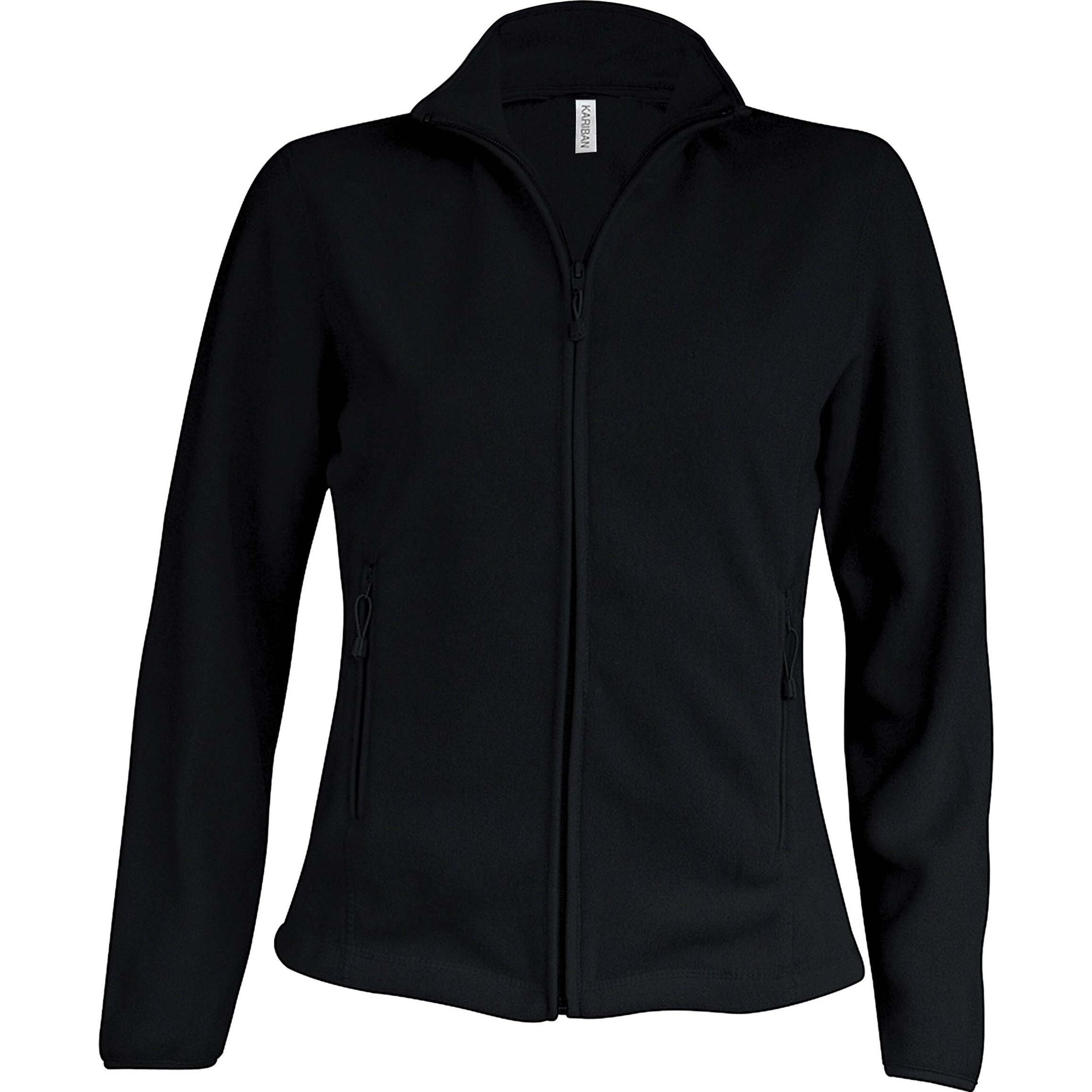 Kariban, Damen, Jacke, Micropolaire Maureen (L), Schwarz, L