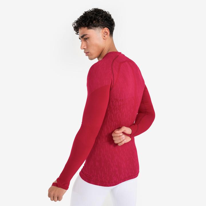 Produktbild Kipsta Damen/Herren Fussball Funktionsshirt langarm - Keepdry rosa (L)