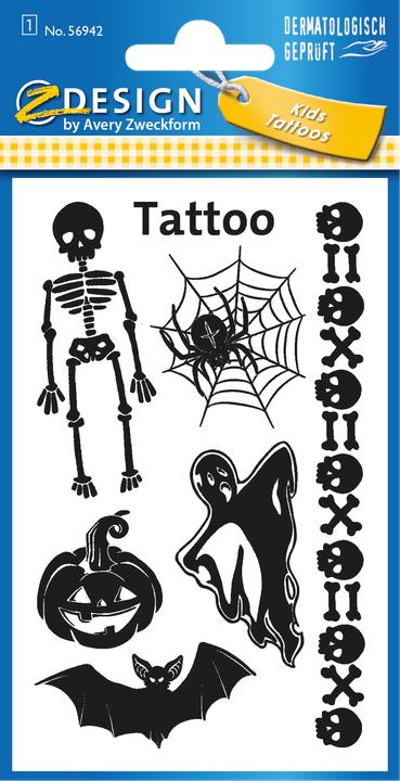 Actual product image Z-Design Kids Tattoos (6 Sticker)
