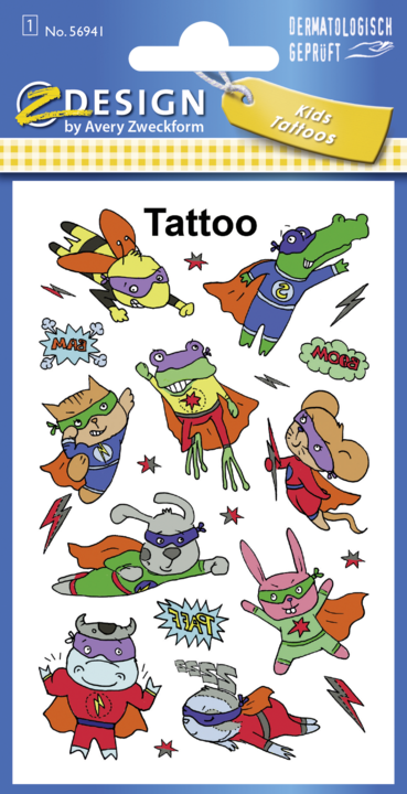 Actual product image Z-Design Kids Tattoos