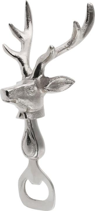 Boltze Home Apribottiglie cervo, argento