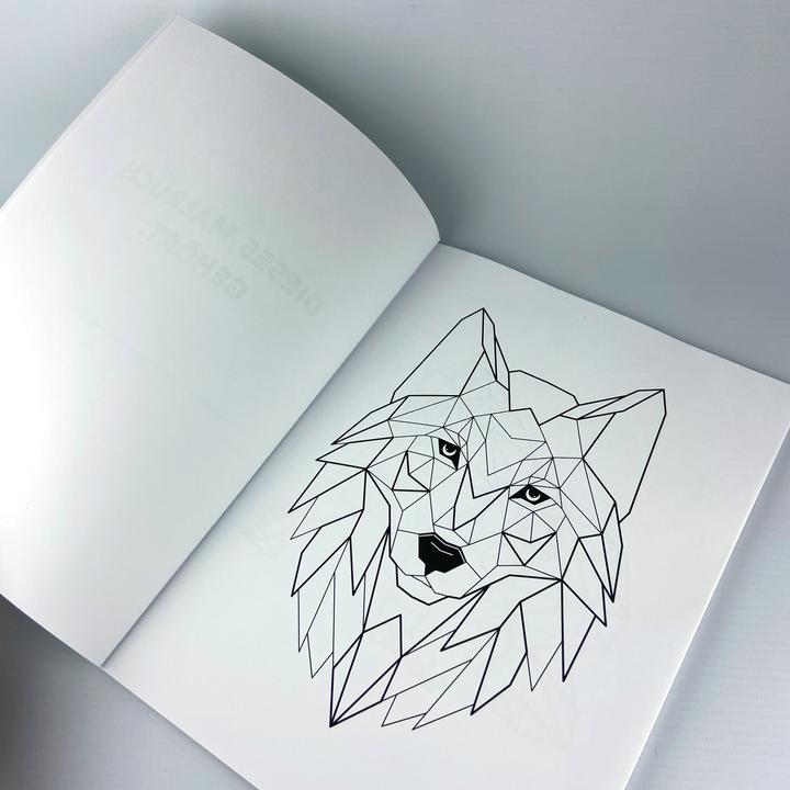 Produktbild Polygone Tiere zum Ausmalen