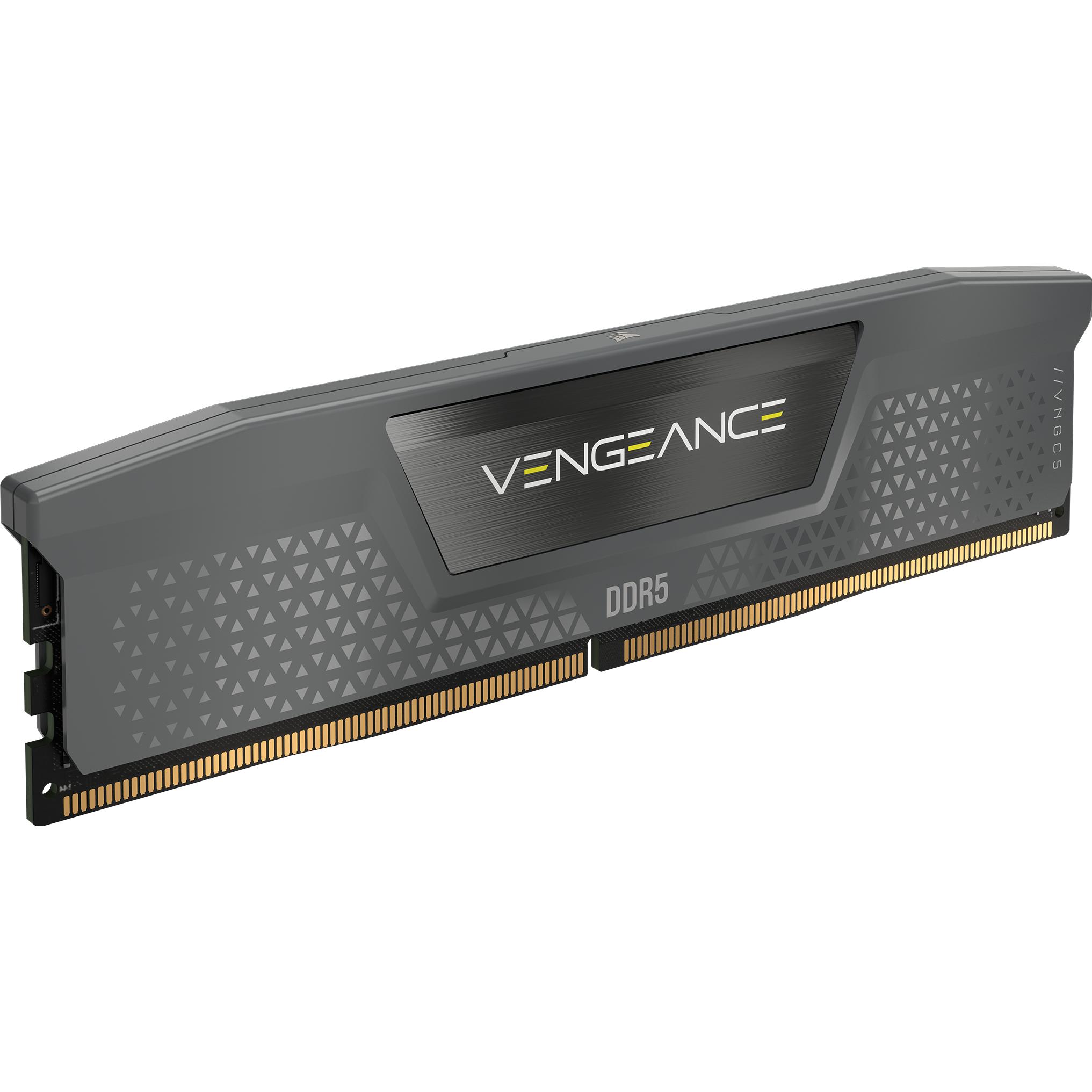 Corsair RAM D5 6000 16GB C36 Vengeance (1 x 16GB, 6000 MHz, RAM DDR5), Memoria RAM, Grigio