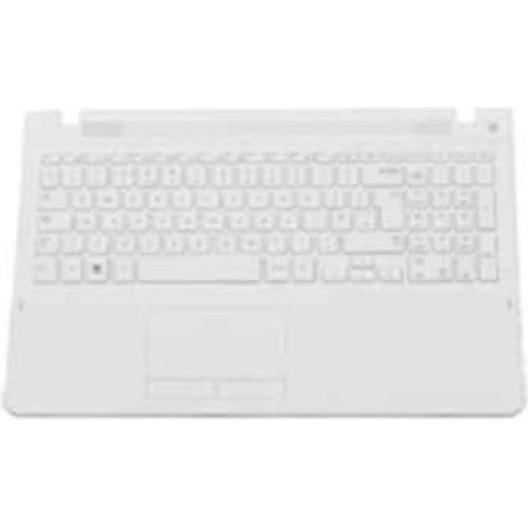 Samsung Top Cover w keyboard (NORDIC), Notebook Ersatzteile, Weiss