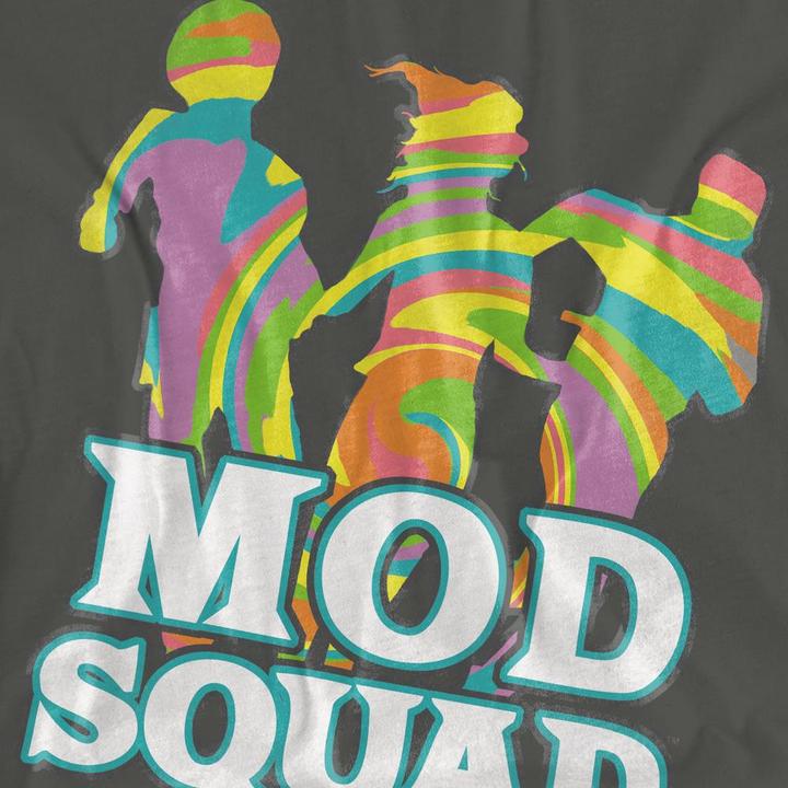 Actual product image The Mod Squad Unisex Adult Run Groovy T-Shirt (S)