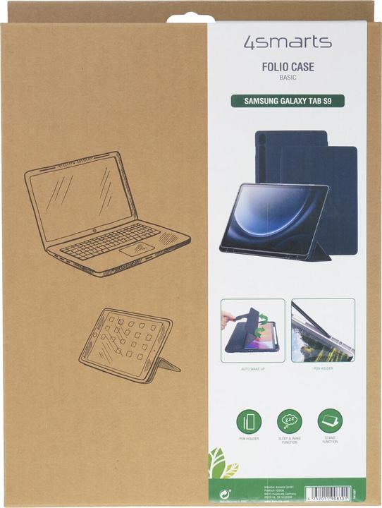 Actual product image 4smarts Folio Case Basic for Samsung Galaxy Tab S9 (Samsung Galaxy Tab S9)