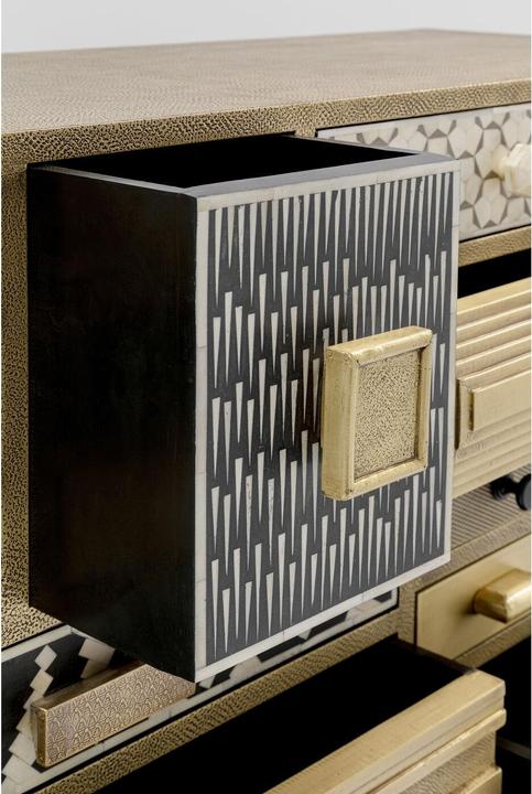 Immagine prodotto Kare Design Cassettone Chalet Gold 13 cassetti (110 x 105 cm)