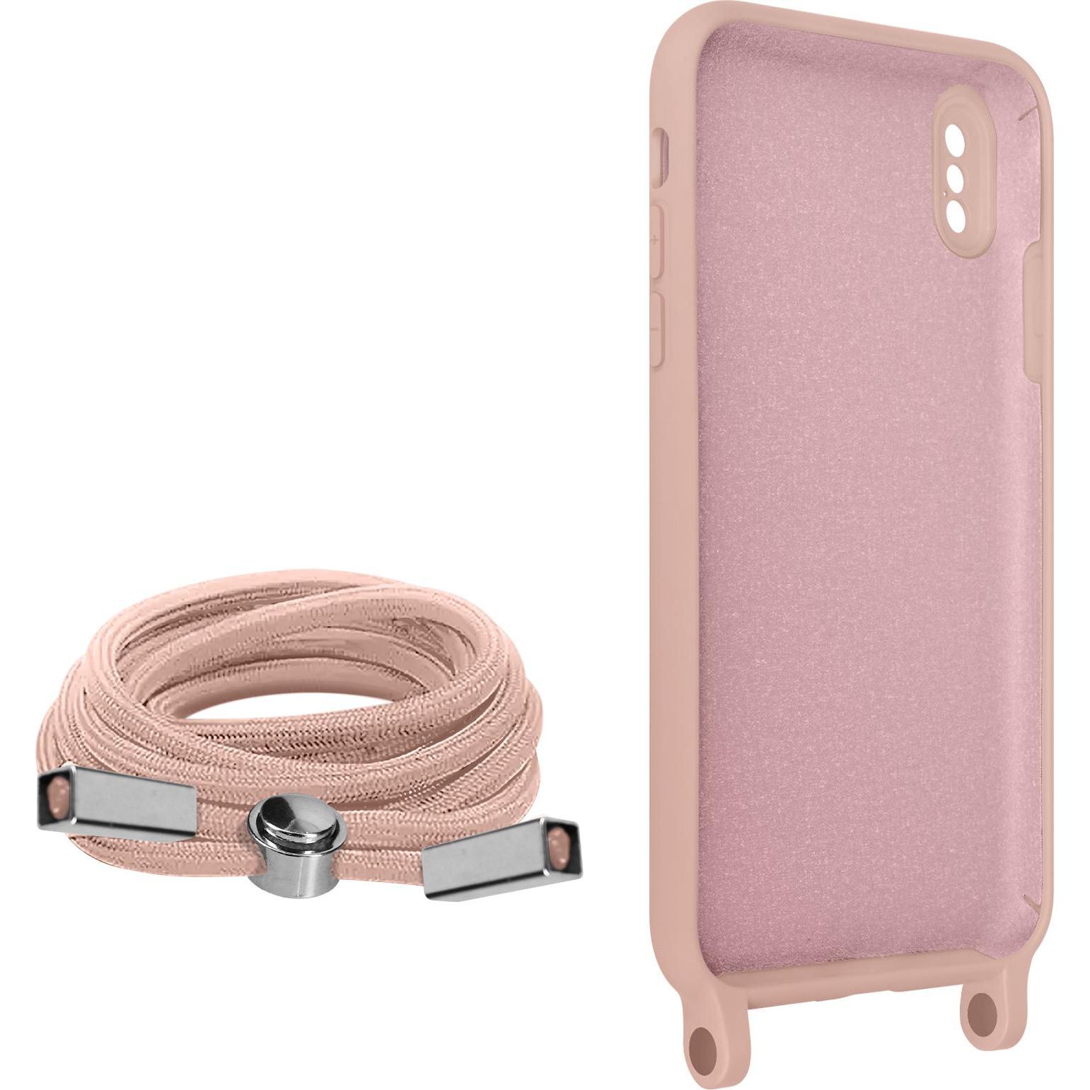 Thumbnail - Avizar Halbsteife Schutzhülle mit Kette Series, Handykette, Rosa