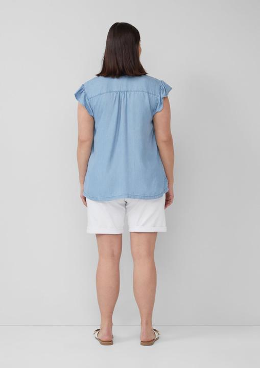 Produktbild S.Oliver Bluse Lyocellbluse mit Flügelärmeln (54)