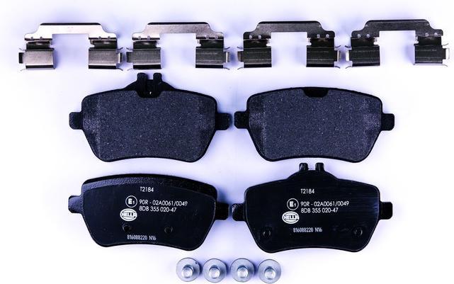 Hella 8DB 355 020-471 Bremsbelagsatz Scheibenbremse