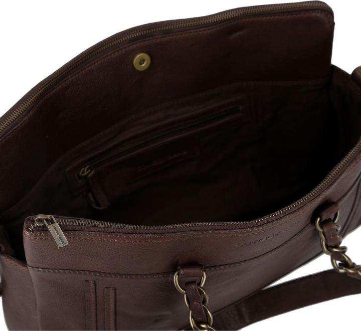 Produktbild Cowboysbag Chained Barton Schultertasche Leder 40 cm