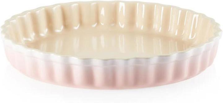 Actual product image Le Creuset Tarte Mould Round Trad. 28 Shell Pink (28 cm)
