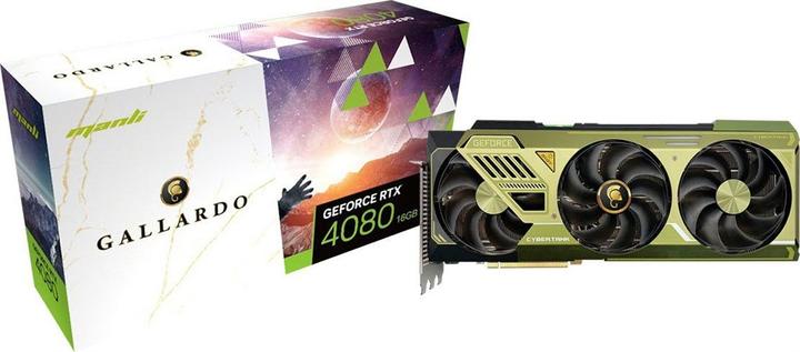 Manli geforce rtx 4080 gallardo 16gb grafična kartica z embalažo