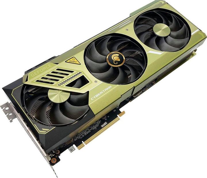Manli rtx 4080 gallardo 16gb kotni pogled grafične kartice z ventilatorji