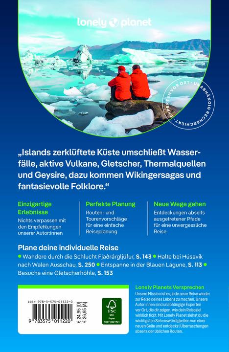 Image du produit Reiseführer Island (Allemand, Alexis Averbuck, Egill Bjarnason, Meena Thiruvengadam, Eygló Svala Arnarsdóttir, 2024)