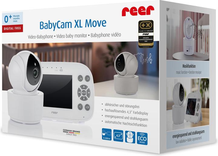 Produktbild Reer BabyCam XL Move (Babyphone mit Kamera, 300 m)