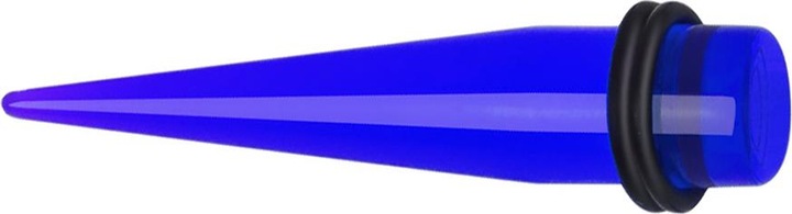 Actual product image Star Piercing Expander dark blue (without brass, Acrylic)