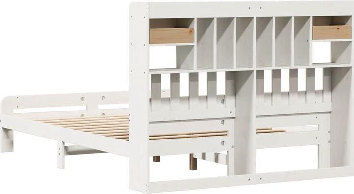 Image du produit vidaXL Bett mit Regal (140 x 200 cm)