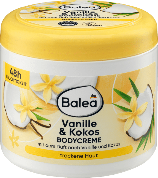 dm Balea Bodycreme Vanille & Cocos (Körpercreme, 500 ml)