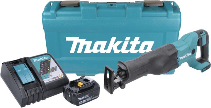 Immagine prodotto Makita DJR 186 RF1K 18V Seghetto diritto a batteria in valigetta da trasporto + 1x Batteria BL 1830