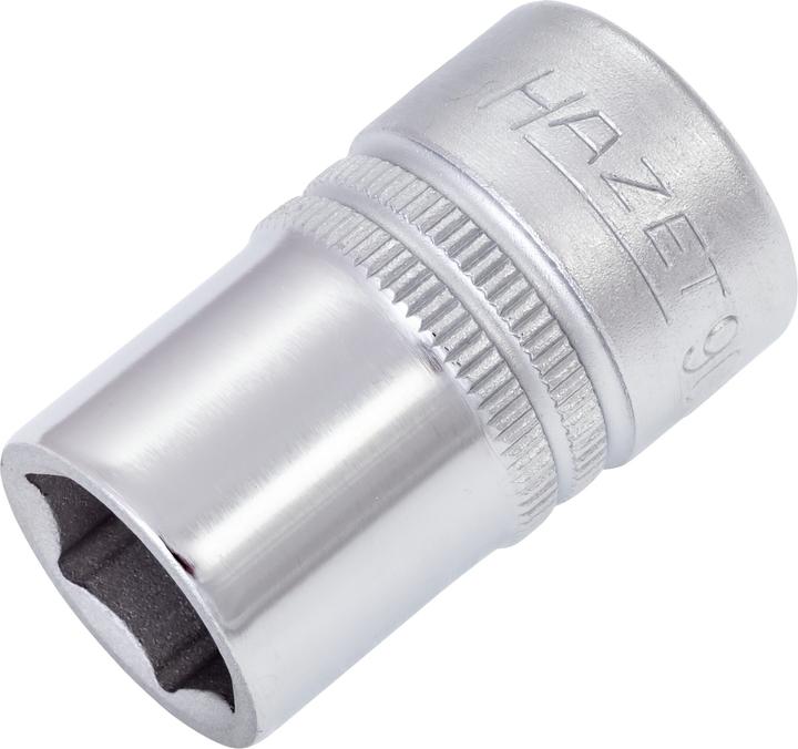 Actual product image HAZET Socket ∙ hexagon 900-14 ∙ Square, hollow 12.5 mm (1/2 inch) ∙ Outside hexagon traction profil… (14 mm)
