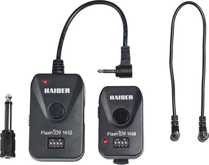 Produktbild Kaiser Fototechnik FlashTrig 16 Set Funk-Studioblitzauslöser (Funk)