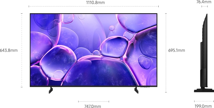 Actual product image Samsung UE50U8000F (50", U8000F, LED, 4K, 2025)