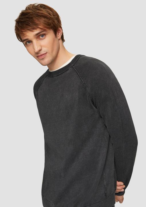 Produktbild s.Oliver Strickpullover Baumwollpullover im Used-Look (XXL)