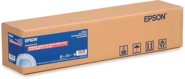 Image du produit Epson S041641 Papier photo semi-brillant premium jet d'encre 255g/m2 610mm x 30.5m 1 rouleau pack de 1 (255 g/m², 3050 cm, 61 cm)