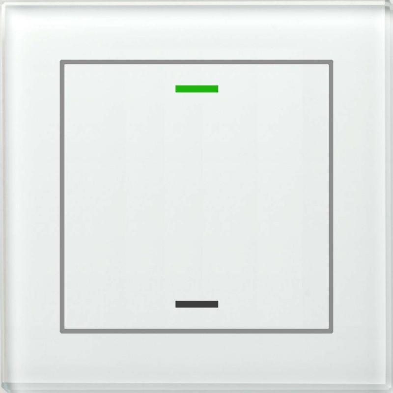 MDT MDTtechno. Glastaster II Light 1-fach RGBW, wei BE-GTL1TW.01 (Dämpfer), SAT Zubehör, Weiss