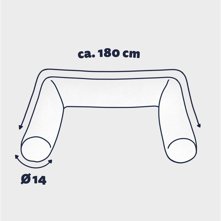 Image du produit Julius Zöllner Nestschlange Jersey uni red earth 180