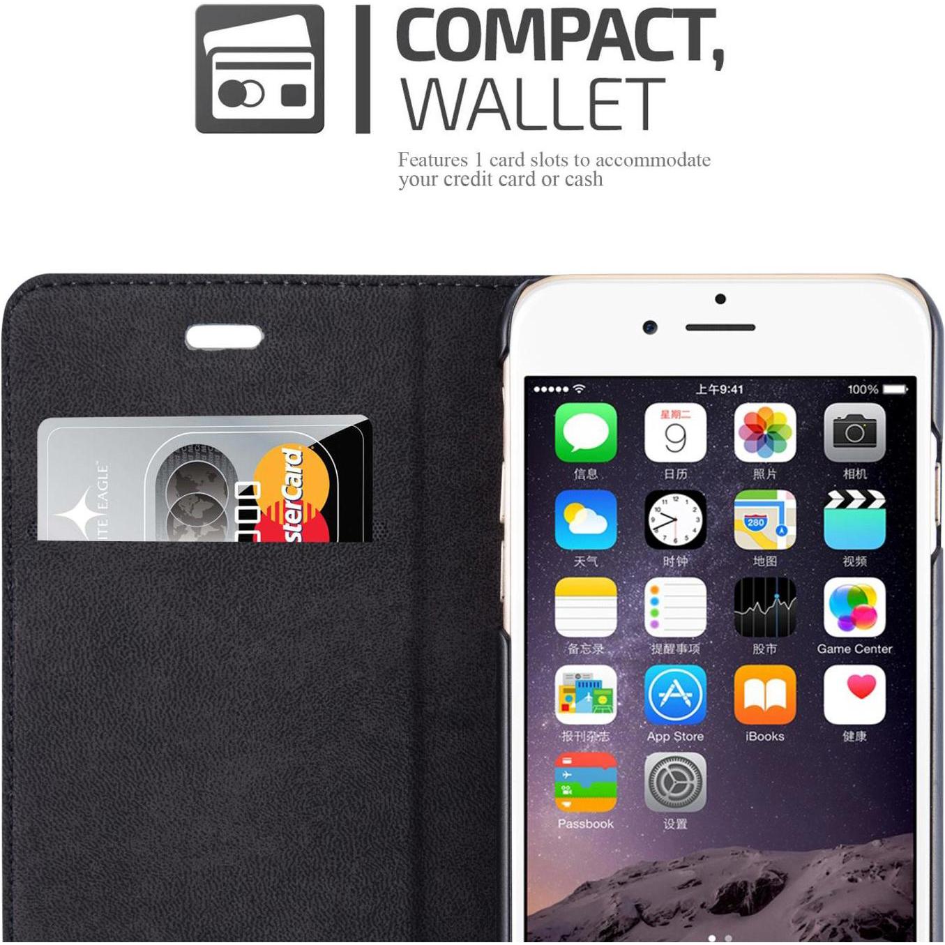 Thumbnail - Cadorabo Flip wie Invis Hülle (Apple iPhone 6), Smartphone Hülle, Grau