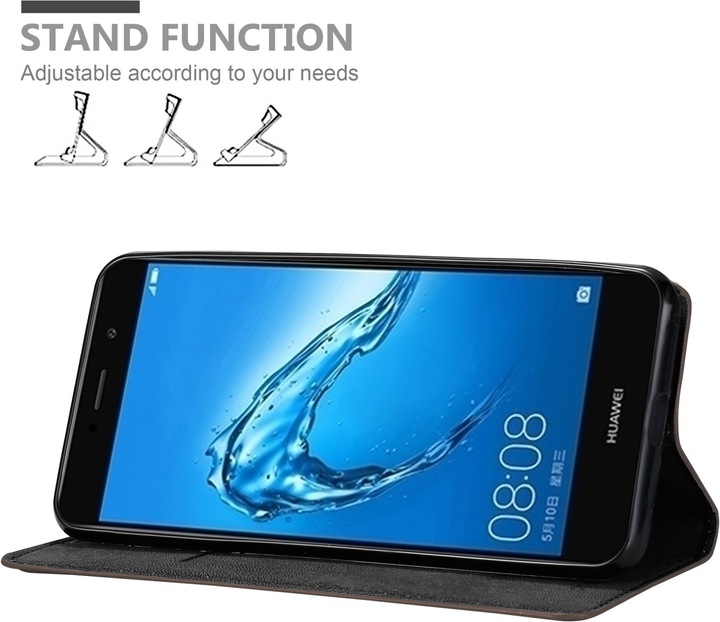 Produktbild Cadorabo Book Invis. Magnet Hülle (Huawei Y7 Prime (2017))