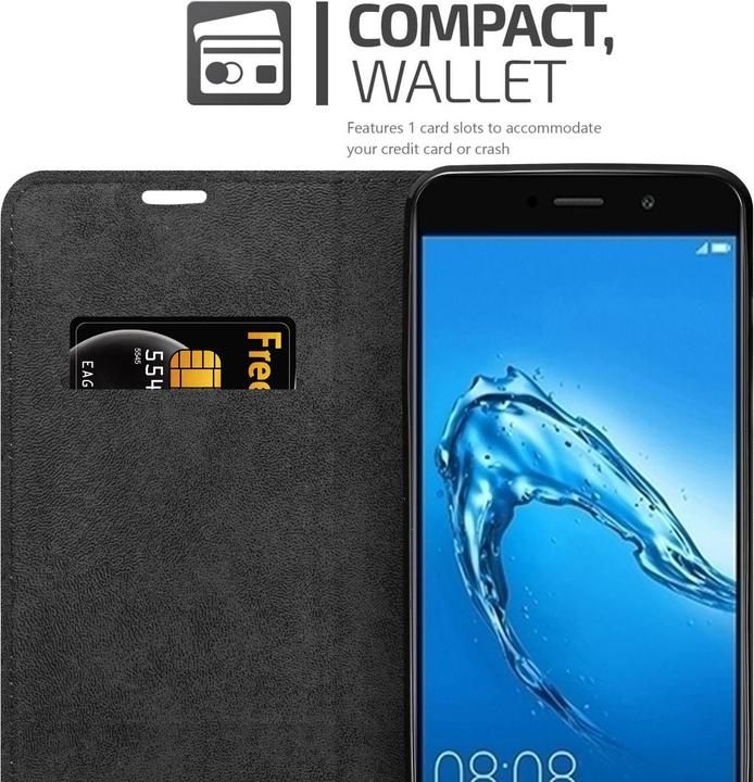 Actual product image Cadorabo Book Invis. Magnetic cover (Huawei Y7 Prime (2017))