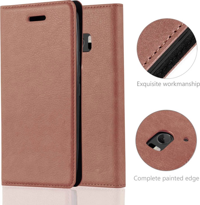 Actual product image Cadorabo Book Invisible Magnet Cover (HTC One M10)