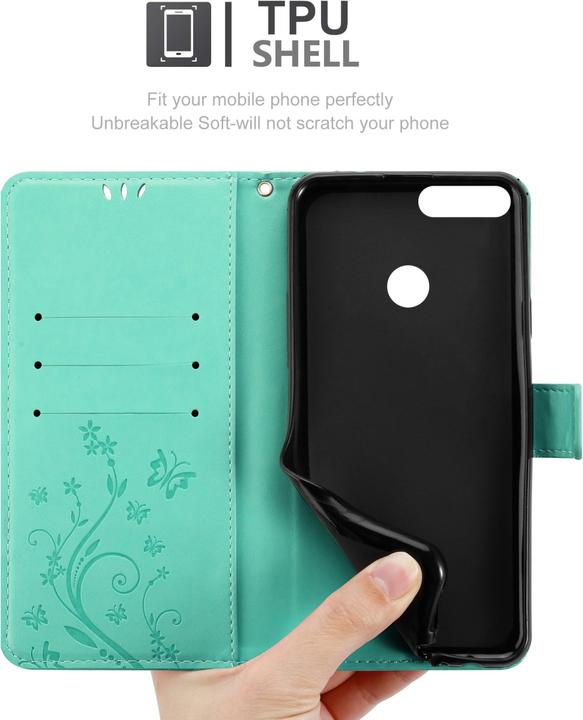 Productafbeelding Cadorabo Bloemen Boekomslag (Honor 9X Lite)