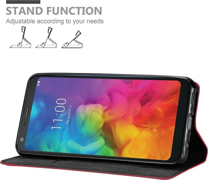 Productafbeelding Cadorabo Boek Invis. Magnetisch deksel (LG Q9)