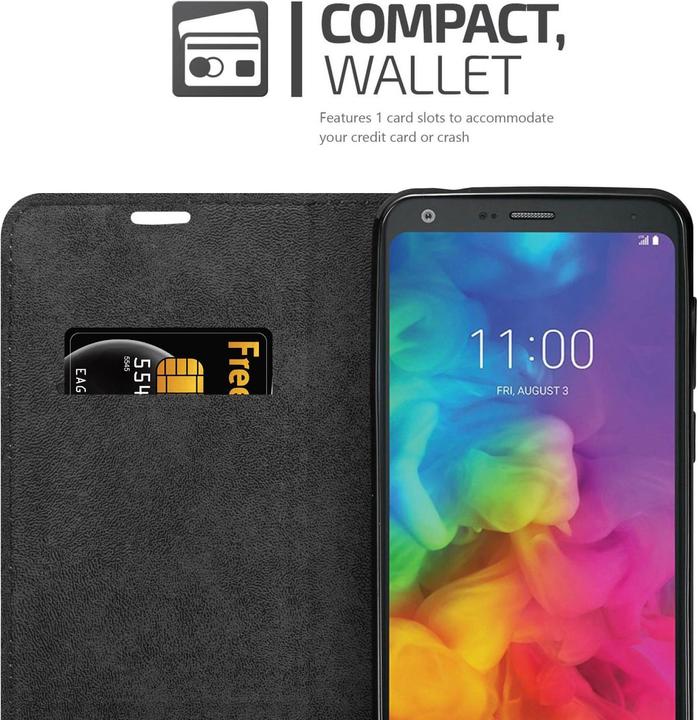 Productafbeelding Cadorabo Boek Invis. Magnetisch deksel (LG Q9)